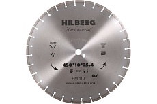 Диск алмазный отрезной сегментный Hard Materials Laser (450x25.4 мм) Hilberg HM110