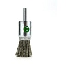 Щетка концевая стабильная плоская EuroBrush тип 102F Д20 с хв-м д6x22, ворс гофр нерж сталь 0,50, до 12000 об/мин код 13-091 EB-E20SS2