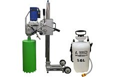 Установка алмазного бурения ПРОАЛМАЗ PRO 353 EL NT+Бак 16 л PRO 353 EL-NTV