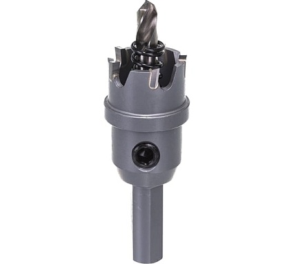 Коронка по металлу HM (22х12 мм; хвостовик 10 мм; комплект) D.BOR HS-HM-12-022-T