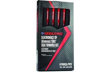 Набор отвёрток IZELTAS Torx 6 предметов 4530001006