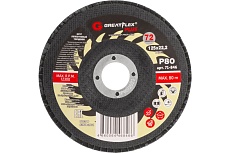 Круг лепестковый торцевой Plus 72 лепестка, 125x22.2 мм, P80 Greatflex 71-846