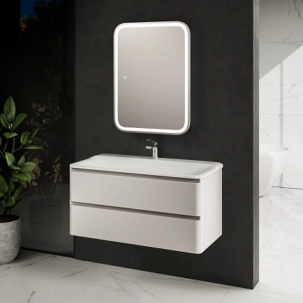 Тумба с раковиной AQUAme S4 100 см