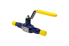 Шаровой кран Ci аналог 11с67п под приварку Ду32 Ру40 с рукояткой D160-01497