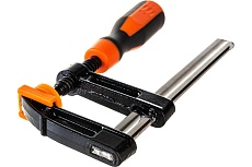 Струбцина Bohrer F-тип, 100x50мм, двухкомпонентная рукоятка 47510050