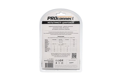 Цифровой мультиметр PROCONNECT M832 DT832 13-3012