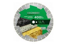 Диск алмазный сегментный по камню 400x25.4 мм Kronger S200400