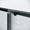 Душевая дверь Niagara Nova 100x195 шиншилла, черный матовый NG-84-L10CHB