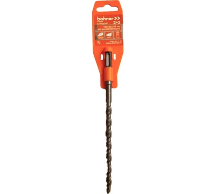 Бур Стандарт (10x150х210 мм; 2 резца + 2 спирали; SDS-Plus) Bohrer 30110210