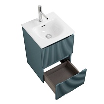 Тумба с раковиной BelBagno Uno-Mini 40 см Голубой матовый