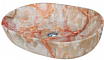 Раковина CeramaLux Stone Edition Mnc174 60 см красный/оранжевый