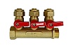 Коллектор для м/п труб 3/4x3/4x16x3 вых с кранами PROFLINE УТ-00036225