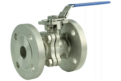 Шаровый кран DN.ru КШФП.316.200 Ду25 Ру40 с ISO-фланцем и рукояткой D160-04838