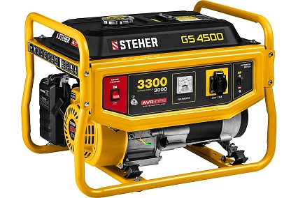 Бензиновый генератор Steher 3300 Вт GS-4500