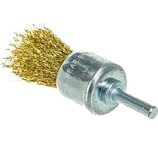 Кордщетка венчик Flex 207-210 (25 мм; d6; латунированная волнистая проволока) Hammer 62125