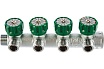 Регулирующий коллектор FAR 3/4" ВР-НР с 4 отв. 1/2" НР межосев. 45 мм, плс.упл. FK 3824 3412TP