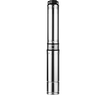 Скважинный насос JEMIX Ø 4", кабель 2 м, 1100 Вт, макс. напор 84 м, ном. напор 65 м, при 2 куб.м/ч, 12 степеней, крыльчатка пластик, встроенное управление СН 4-2-65
