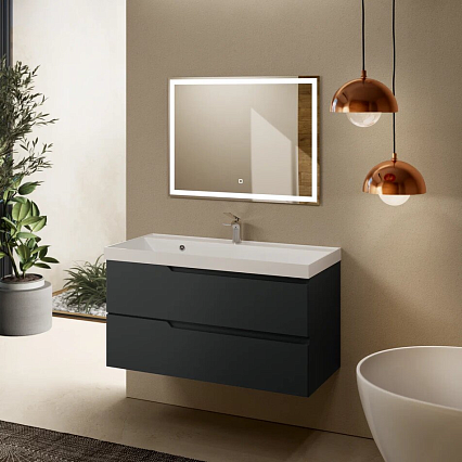 Тумба с раковиной AQUAme S3 100 см