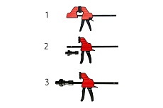 Прижим верстачный WOODWORK вертикальный для отверстия 20 мм BCB-2560
