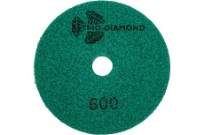 Алмазный гибкий шлифовальный круг Черепашка 100 № 600 сухая шлифовка TRIO-DIAMOND 360600