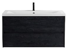 Тумба с раковиной Art&Max Family-M 100 см, 2 ящика, Hard Coal