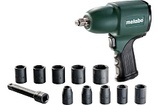 Пневмогайковерт Metabo DSSW 360 Set 1/2&quot;+10 головок 604118500