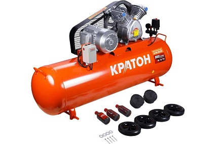 Масляный компрессор с ременным приводом Кратон AC-850-300-BDV 3 01 01 045