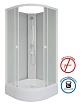 Душевая кабина Niagara Promo P100/26/MT/BK 100x100 стекло матовое, без крыши и г/м