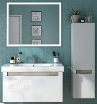 Мебель для ванной напольная Kerama Marazzi Buongiorno Plus 100 см, 1+1 ящик дуб кантри/белый