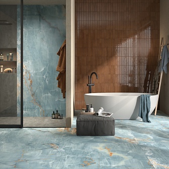 Керамогранит Imola Ceramica The Room BLU AQ6 120 LP 120x120 см, 175457