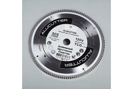 Диск пильный по алюминию, пластику AluCutter 305x30/25.4 мм, Z=120 tcg Diamond Industrial DIDA305Z120