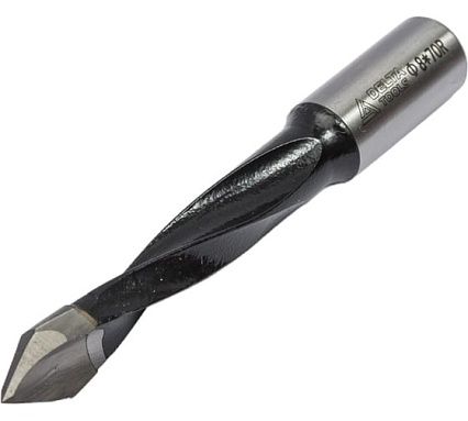 Сверло сквозное усиленное 8х10х70 мм, R Deltatools 06-0090