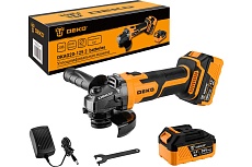 Углошлифовальная машина Deko DKAG20-125, 2х4.0 Ач 063-2151