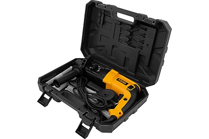 Электрический перфоратор Denzel rhh-800-26, sds-plus, 800 вт, 3 дж, 3 плюс 1 режим 26607