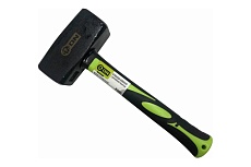 Кованая кувалда с фибергласовой рукояткой ON 1000г 06-02-004