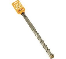 Бур 4+ 22x200х340 мм, 4 резца + 2 спирали, SDS-Max Bohrer 30522345