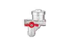 Редуктор давления DOUBLE-LIN мембранный 1/2" с фильтром и шаровым краном правый LL4120 1/2"