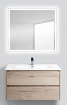 Тумба с раковиной BelBagno Kraft 90 см Rovere Galifax Bianco