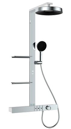 Душевая стойка Black&White Gravity GH-9005 термостат