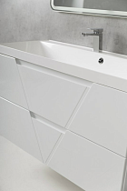 Тумба с раковиной BelBagno Vittoria 100 см Bianco Lucido (пленка)