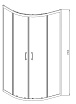 Душевой уголок Vincea Alpha VSQ-3AL800CL 80x80 хром, прозрачное