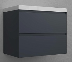 Тумба с раковиной Style Line Манхэттен 70 см графит