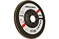 Круг лепестковый FlapLine ZC, 125 мм, прямой, Р80 ABRAFORM AF-FL-ZC-KLT1-80