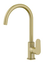 Смеситель для кухни Aquatek Оберон AQ1282BG шлифованное золото