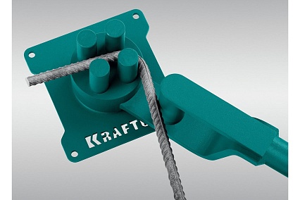 Ручной станок для гибки арматуры Kraftool 4 B на подшипнике, плавный гиб 23307
