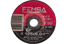Диск шлифовальный по металлу ST 125x6.0x22 мм FEMSA 1401001101