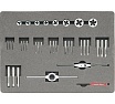 Набор метчиков и плашек Bucovice Tools M24 M3-M24, 115CrV3, 60пр 310240