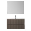 Тумба с раковиной BelBagno Uno-Mini 100 см Бежевый матовый
