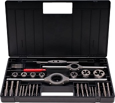 Набор метчиков и плашек Bucovice Tools M1-II M3-M12, HSS, 34пр 340120