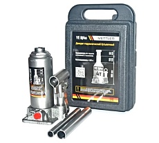 Домкрат гидравлический бутылочный Vettler 4 т, в кейсе VEBJ4N